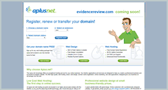 Desktop Screenshot of evidencereview.com