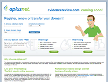 Tablet Screenshot of evidencereview.com